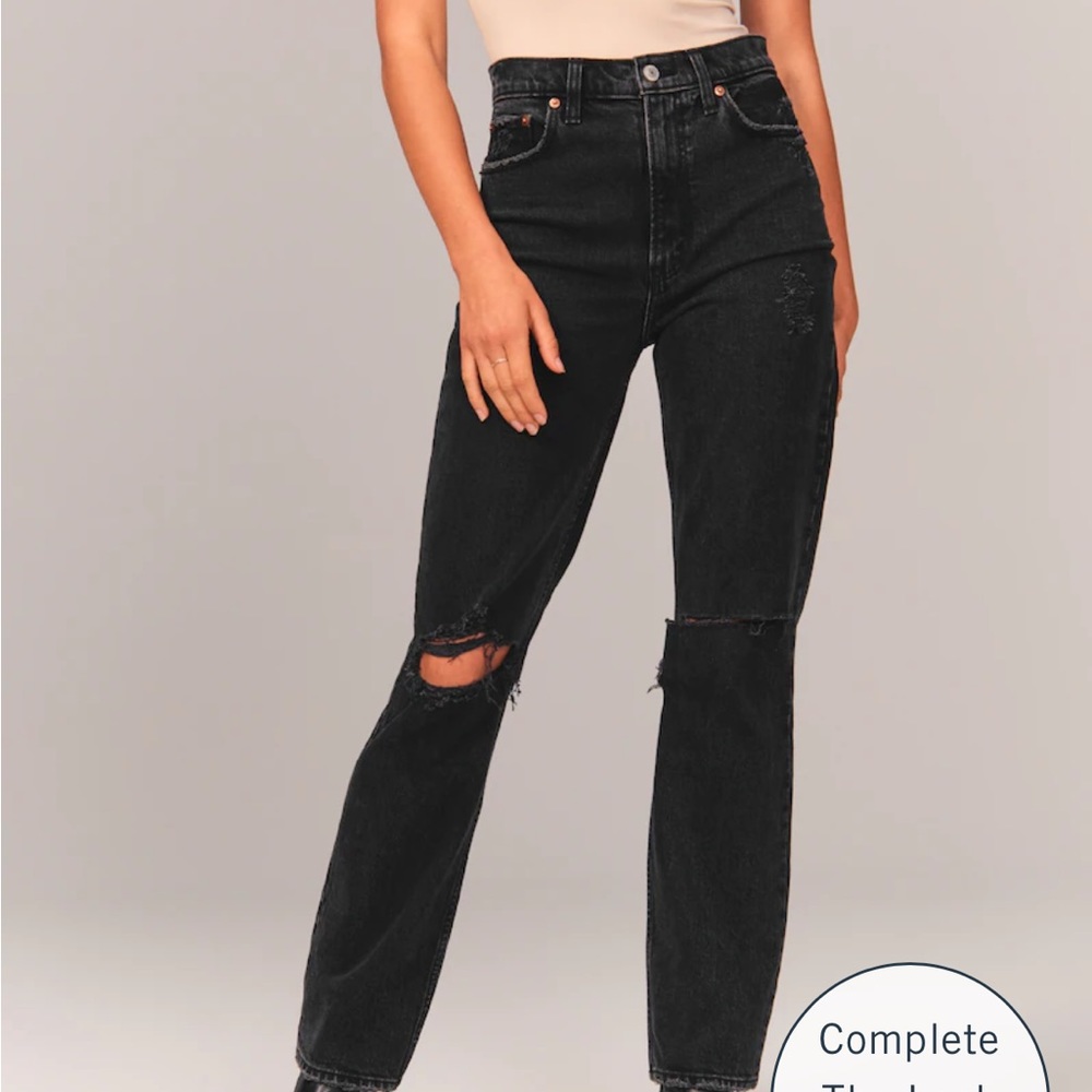 Abercrombie The 90’s Straight Low Rise
